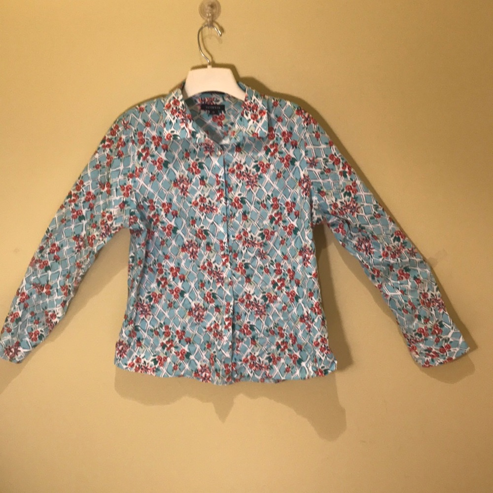 Floral button up